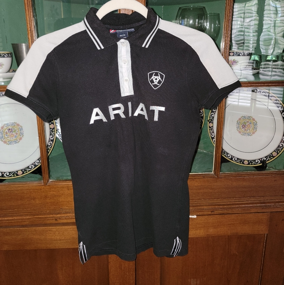 Ariat team women's polo shirt; XS (0/2)